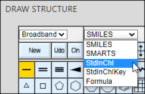 change SMILES to STDInChi